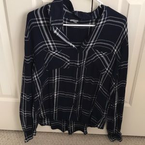 Soft, Flannel-Print Long Sleeve